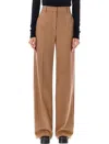 Stella Mccartney Stella Mc Cartney Straight Wool Trousers For Men. In Tobacco