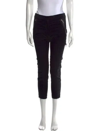 Pre-owned Stella Mccartney Straight Leg Pants In Black