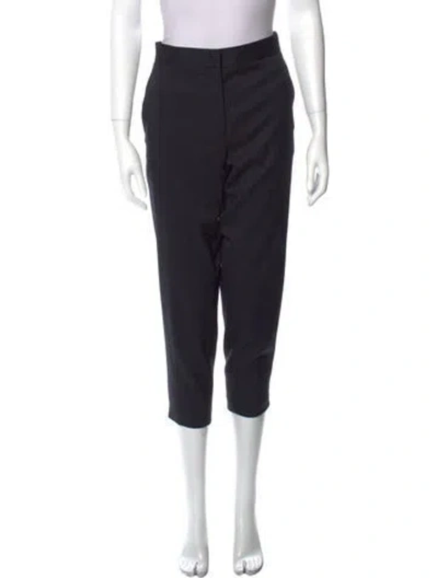 Pre-owned Stella Mccartney Straight Leg Pants In Black
