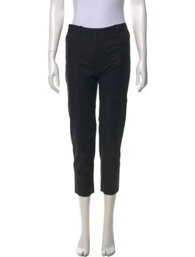 Pre-owned Stella Mccartney Straight Leg Pants In Black