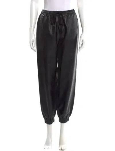 Pre-owned Stella Mccartney Straight Leg Pants In Black