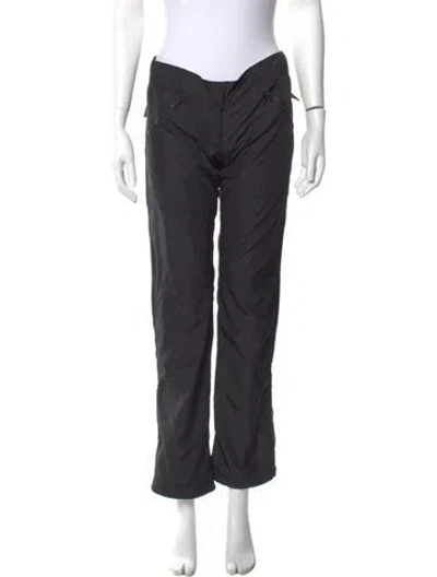Pre-owned Stella Mccartney Straight Leg Pants In Black