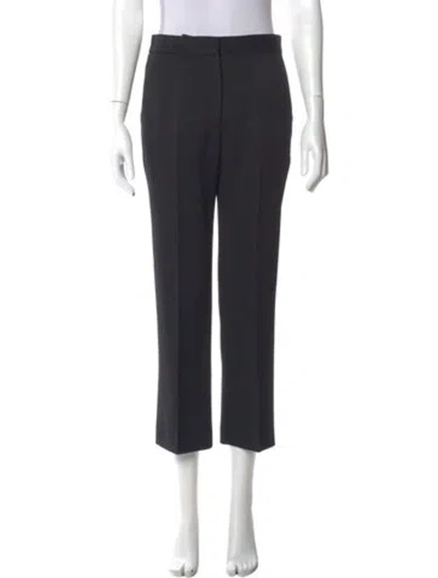 Pre-owned Stella Mccartney Straight Leg Pants In Black