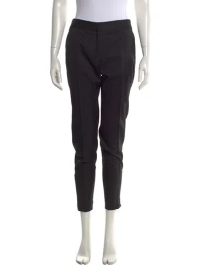 Pre-owned Stella Mccartney Straight Leg Pants In Black