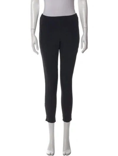 Pre-owned Stella Mccartney Straight Leg Pants In Black