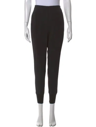 Pre-owned Stella Mccartney Straight Leg Pants In Black