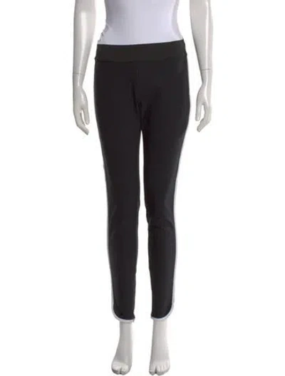 Pre-owned Stella Mccartney Straight Leg Pants In Black