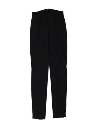 Pre-owned Stella Mccartney Straight Leg Pants In Black