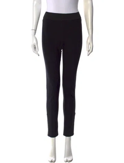 Pre-owned Stella Mccartney Straight Leg Pants In Black