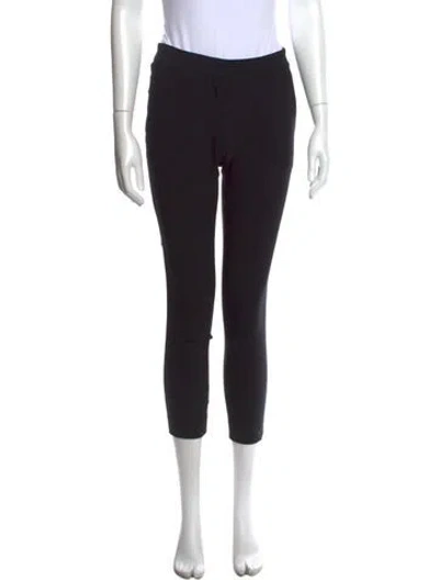 Pre-owned Stella Mccartney Straight Leg Pants In Black