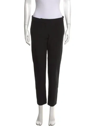 Pre-owned Stella Mccartney Straight Leg Pants In Black
