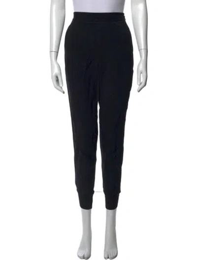 Pre-owned Stella Mccartney Straight Leg Pants In Black