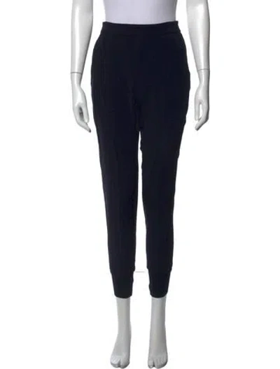 Pre-owned Stella Mccartney Straight Leg Pants In Black