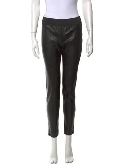 Pre-owned Stella Mccartney Straight Leg Pants In Black
