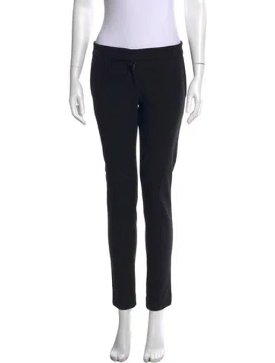 Pre-owned Stella Mccartney Straight Leg Pants In Black