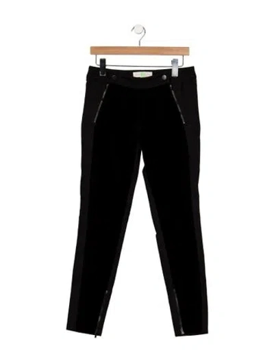 Pre-owned Stella Mccartney Straight Leg Pants In Black