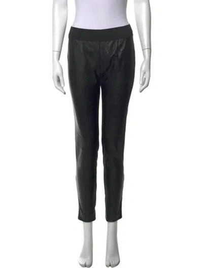 Pre-owned Stella Mccartney Straight Leg Pants In Black