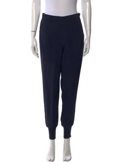 Pre-owned Stella Mccartney Straight Leg Pants In Black