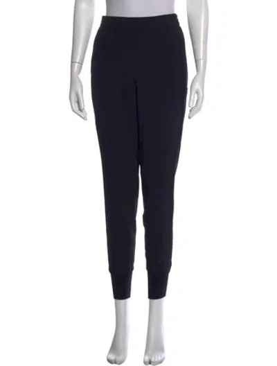 Pre-owned Stella Mccartney Straight Leg Pants In Black