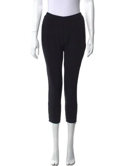 Pre-owned Stella Mccartney Straight Leg Pants In Black