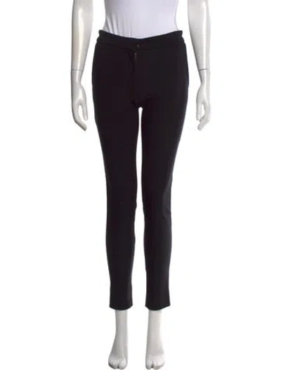 Pre-owned Stella Mccartney Straight Leg Pants In Black