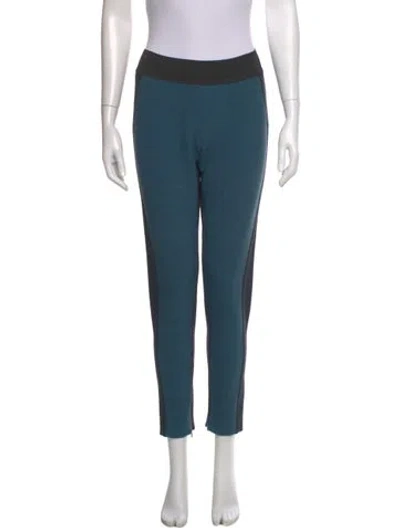 Pre-owned Stella Mccartney Straight Leg Pants In Blue