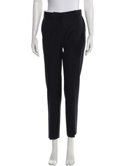 Pre-owned Stella Mccartney Straight Leg Pants In Blue