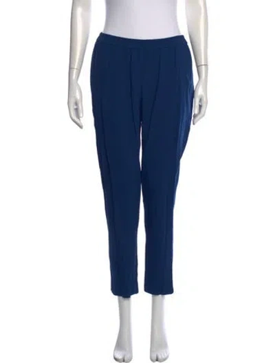 Pre-owned Stella Mccartney Straight Leg Pants In Blue