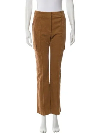 Pre-owned Stella Mccartney Straight Leg Pants In Brown
