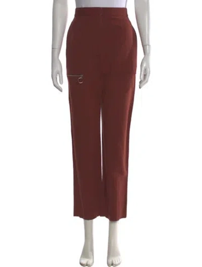 Pre-owned Stella Mccartney Straight Leg Pants In Brown