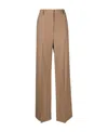 Stella Mccartney Straight Leg Pants In Brown