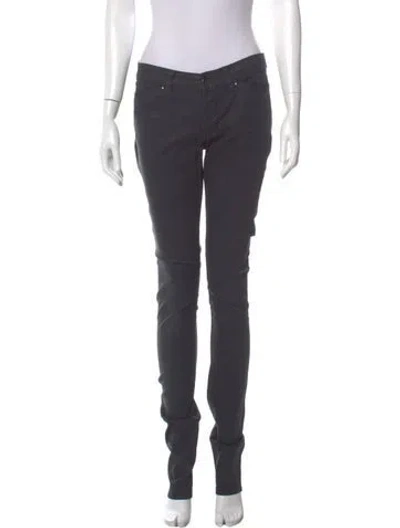 Pre-owned Stella Mccartney Straight Leg Pants In Gray