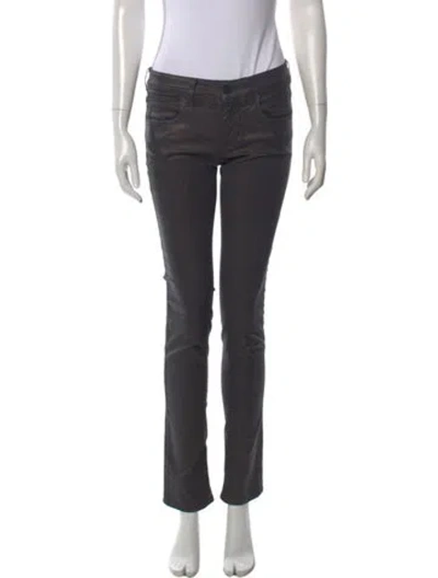 Pre-owned Stella Mccartney Straight Leg Pants In Gray