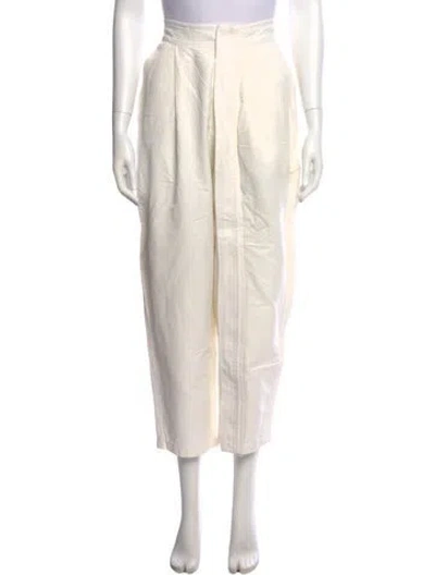Pre-owned Stella Mccartney Straight Leg Pants In Neutral