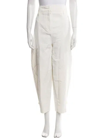 Pre-owned Stella Mccartney Straight Leg Pants In Neutral