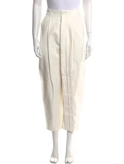 Pre-owned Stella Mccartney Straight Leg Pants In Neutral