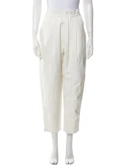 Pre-owned Stella Mccartney Straight Leg Pants In Neutral