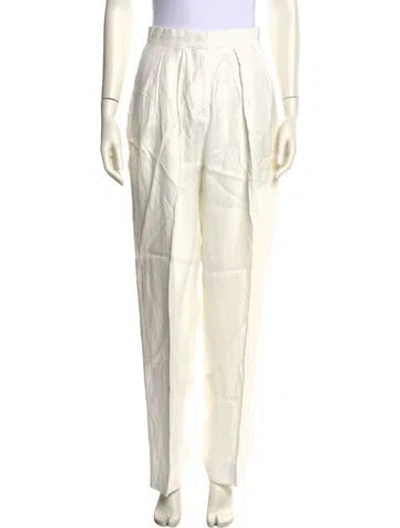 Pre-owned Stella Mccartney Straight Leg Pants In Neutral