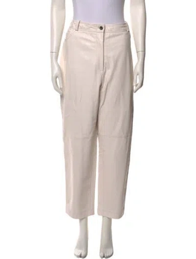 Pre-owned Stella Mccartney Straight Leg Pants In Neutral
