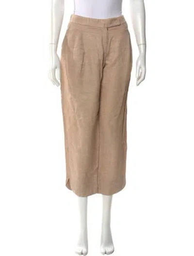 Pre-owned Stella Mccartney Straight Leg Pants In Neutral