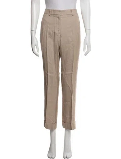 Pre-owned Stella Mccartney Straight Leg Pants In Neutral