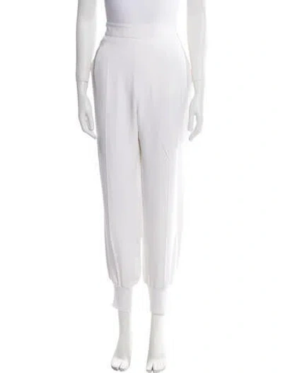 Pre-owned Stella Mccartney Straight Leg Pants In White
