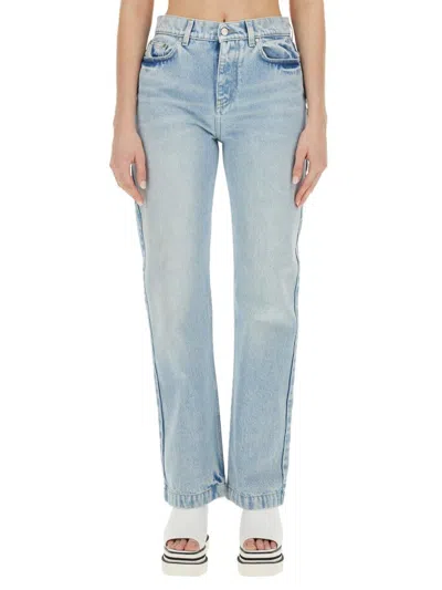 STELLA MCCARTNEY STRAIGHT-LEG SLIM-CUT JEANS