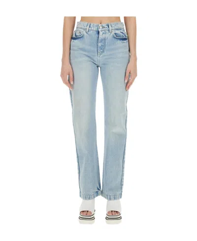 STELLA MCCARTNEY STELLA MCCARTNEY STRAIGHT-LEG SLIM-CUT JEANS