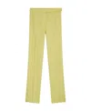 Stella Mccartney Straight-leg Tailored Trousers In Yellow