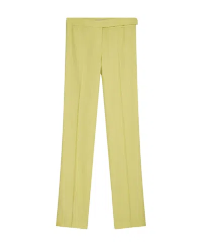 Stella Mccartney Straight-leg Tailored Trousers In Yellow