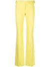 Stella Mccartney Straight-leg Tailored Trousers In Yellow