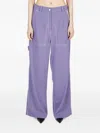 Stella Mccartney Straight-leg Trousers In Purple