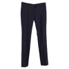 STELLA MCCARTNEY STRAIGHT LEG TROUSERS IN NAVY BLUE COTTON