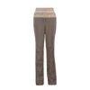 Stella Mccartney Straight-leg Wool Pants In Grey